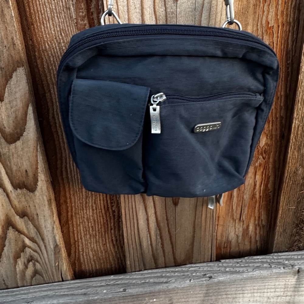 Baggallini Multi Compartment Dark Blue Crossbody … - image 2